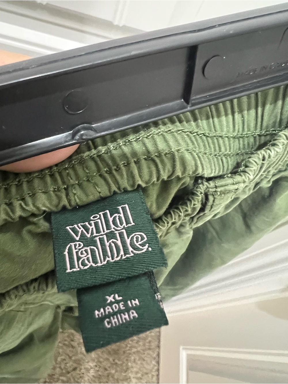 wild fable Olive Green Cargo Wide-Leg Pants - Picture 4 of 4